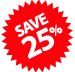 save 25%