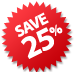save 25%